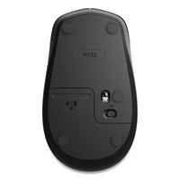 M190 Wireless Optical Mouse, 2.4 Ghz Frequency-33 Ft Wireless Range, Left-right Hand Use, Black-gray