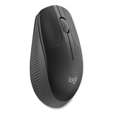 M190 Wireless Optical Mouse, 2.4 Ghz Frequency-33 Ft Wireless Range, Left-right Hand Use, Black-gray