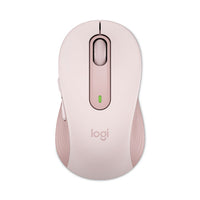 Signature M650 Wireless Mouse, 2.4 Ghz Frequency, 33 Ft Wireless Range, Medium, Right Hand Use, Rose