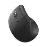Lift Vertical Ergonomic Mouse, 2.4 Ghz Frequency-32 Ft Wireless Range, Left Hand Use, Graphite