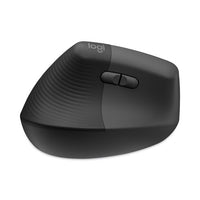 Lift Vertical Ergonomic Mouse, 2.4 Ghz Frequency-32 Ft Wireless Range, Left Hand Use, Graphite