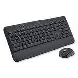 Signature Mk650 Wireless Keyboard And Mouse Combo For Business, 2.4 Ghz Frequency-32 Ft Wireless Range, Graphite