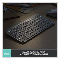 Mx Keys Mini Combo For Business Wireless Keyboard And Mouse, 2.4 Ghz Frequency-32 Ft Wireless Range, Graphite