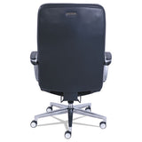 Commercial 2000 Big And Tall Executive Chair With Dynamic Lumbar Support, Up To 400 Lbs., Black Seat-back, Silver Base