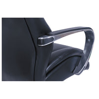 Commercial 2000 High-back Executive Chair, Supports Up To 300 Lbs., Black Seat-black Back, Silver Base