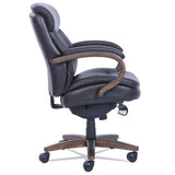 Woodbury Mid-back Executive Chair, Supports Up To 300 Lbs., Brown Seat-brown Back, Weathered Sand Base