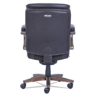 Woodbury Mid-back Executive Chair, Supports Up To 300 Lbs., Brown Seat-brown Back, Weathered Sand Base