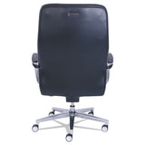 Commercial 2000 Big And Tall Executive Chair, Supports Up To 400 Lbs., Black Seat-black Back, Silver Base