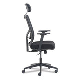 Mesh Back Molded Foam Task Chair, Supports Up To 275 Lb, Black Seat-back