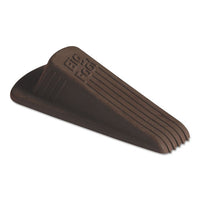 Big Foot Doorstop, No Slip Rubber Wedge, 2.25w X 4.75d X 1.25h, Beige