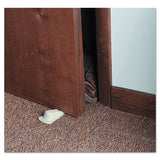 Big Foot Doorstop, No Slip Rubber Wedge, 2.25w X 4.75d X 1.25h, Beige, 2-pack