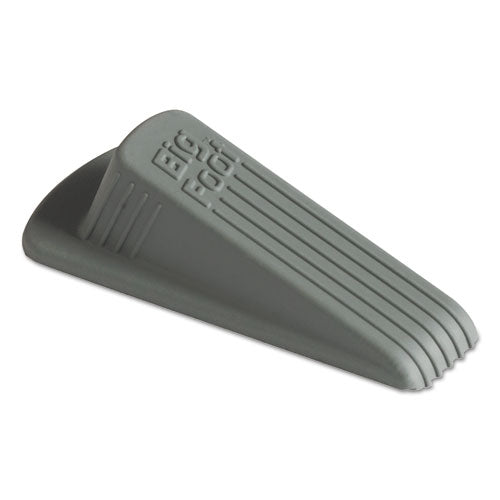 Big Foot Doorstop, No-slip Rubber, 2.25w X 4.75d X 1.25h, Gray, 12-pack