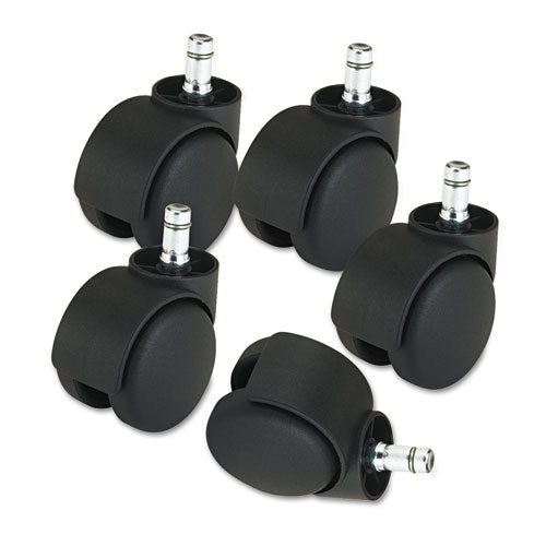 Deluxe Futura Casters, Nylon, B And K Stems, 120 Lbs-caster, 5-set