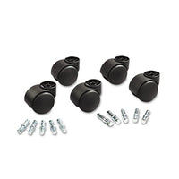 Deluxe Duet Casters, Nylon, B And K Stems, 110 Lbs-caster, 5-set