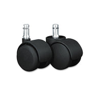 Safety Casters, Standard Neck, Nylon, B Stem, 110 Lbs-caster, 5-set