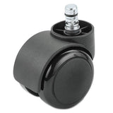 Casters,2-3-8"diamtr,5st