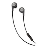 B-13 Bass Earbuds With Microphone, Black, 52" Cord