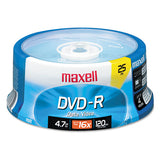 Dvd-r Discs, 4.7gb, 16x, Spindle, Gold, 25-pack