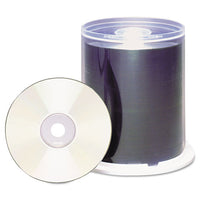 Cd-r Discs, 700mb-80 Min, 48x, Spindle, Printable Matte White, 100-pack