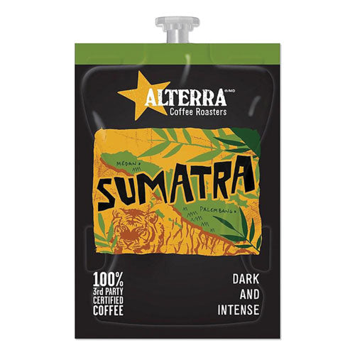 Coffee Freshpack Pods, Sumatra Blend, Dark Roast, 0.3 Oz, 100-carton