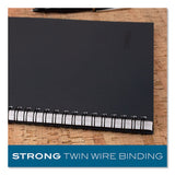 Wirebound Action Planner Business Notebook, Dark Gray, 9.5 X 7.5, 80 Sheets