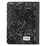 Composition Book, Wide-legal Rule, Black Cover, 9.75 X 7.5, 100 Sheets