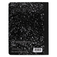 Square Deal Composition Book, Medium-college Rule, Black Cover, 9.75 X 7.5, 100 Sheets