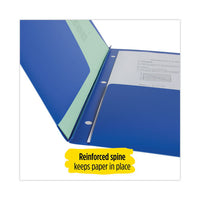 Two-pocket Stay-put Plastic Folder, 11 X 8.5, Assorted, 4-pack
