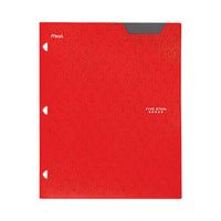 Two-pocket Stay-put Plastic Folder, 11 X 8.5, Assorted, 4-pack