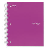 Wirebound Notebook, 1 Subject, Medium-college Rule, Randomly Assorted Covers, 11 X 8.5, 100 Sheets, 6-pack