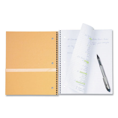 Wirebound Notebook, 3 Subjects, Wide-legal Rule, Randomly Assorted Color Covers, 10.5 X 8, 200 Sheets