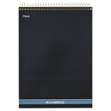 Stiff-back Wire Bound Notebook, 1 Subject, Wide-legal Rule, Canary-blue Cover, 8.5 X 11.5, 70 Sheets