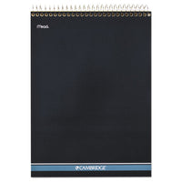 Stiff-back Wire Bound Notebook, 1 Subject, Medium-college Rule, Navy Cover, 8.5 X 11.5, 70 Sheets