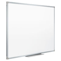 Dry-erase Board, Melamine Surface, 36 X 24, Silver Aluminum Frame