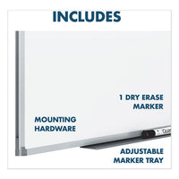 Dry-erase Board, Melamine Surface, 36 X 24, Silver Aluminum Frame