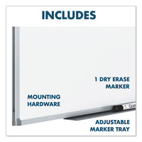 Dry-erase Board, Melamine Surface, 72 X 48, Silver Aluminum Frame