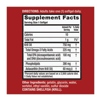 Ultra Concentration Omega-3 Krill Oil Softgel, 120 Count