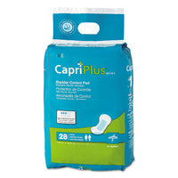 Capri Plus Bladder Control Pads, Ultra Plus, 8" X 17", 28-pack, 6-carton