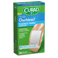 Ouchless Flex Fabric Bandages, 1.65 X 4, 8-box