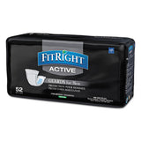 Fitright Active Male Guards, 6" X 11", White, 52-pack, 4 Pack-carton
