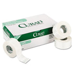 First Aid Cloth Silk Tape, 1" Core, 1" X 10 Yds, White, 12-pack
