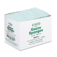 Caring Woven Gauze Sponges, 2 X 2, Sterile, 12-ply, 2400-carton