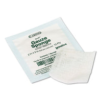 Caring Woven Gauze Sponges, 2 X 2, Sterile, 12-ply, 2400-carton