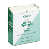 Caring Woven Gauze Sponges, 4 X 4, Sterile, 12-ply, 1200-carton