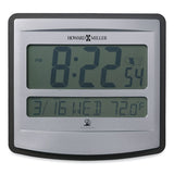 Nikita Wall Clock, Silver-charcoal Case, 8.75" X  8", 2 Aa (sold Separately)