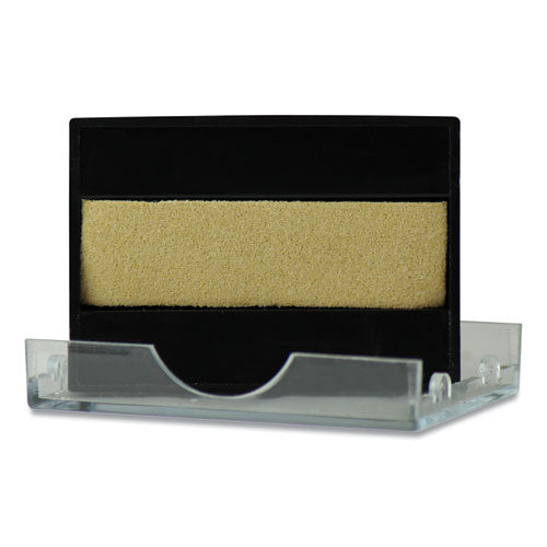 Un-inked Replacement Pad For Self-inking Stamps, One-color, Compatible With Black Ink Only, 1.13 X 0.75, 3-pack