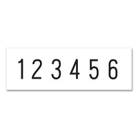Numberer, Pre-inked-re-inkable, 6 Bands, 1.88 X 0.25, Black