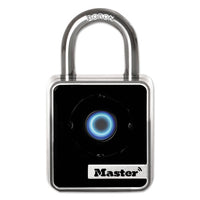 4400d Bluetooth Padlock, Indoor, Black-silver, 1 29-32" Width