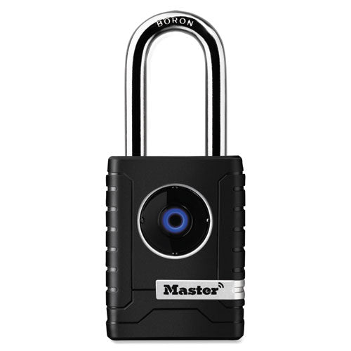 4401dlh Bluetooth Padlock, Outdoor, Black-silver, 2 7-32" Width