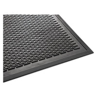 Clean Step Outdoor Rubber Scraper Mat, Polypropylene, 36 X 60, Black